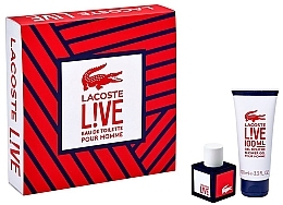 Духи, Парфюмерия, косметика Lacoste Live - Набор (edt/40ml + sh/gel/100ml)