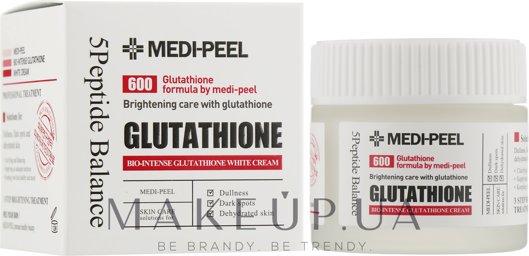 Осветляющий крем с глутатионом - Medi Peel Bio Intense Glutathione White Cream — фото 50g