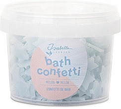Парфумерія, косметика Блакитне конфетті для ванни "Melon" - Isabelle Laurier Bath Confetti