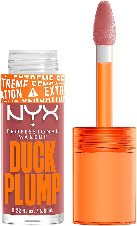 Высокопигментированный блеск-плампер для губ - NYX Professional Makeup Duck Plump — фото N2