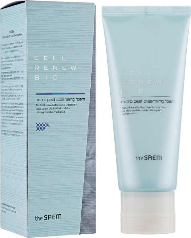 Очищающая пенка - The Saem Cell Renew Bio Micro Peel Cleansing Foam