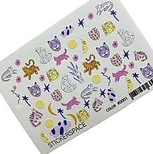 Парфумерія, косметика Дизайнерські наліпки для нігтів "Color 0001" - StickersSpace