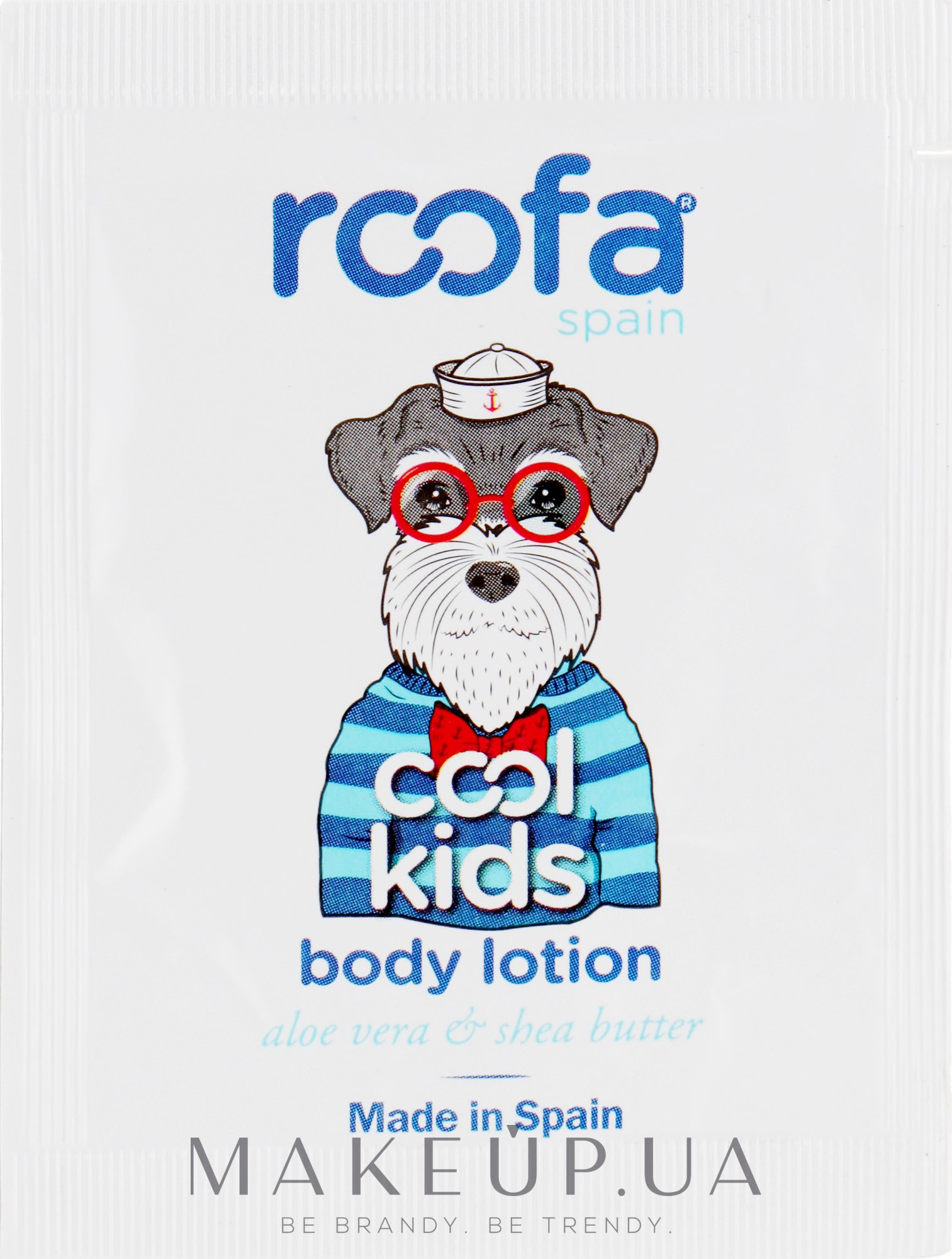 Лосьон для тела с алоэ вера и маслом ши с ароматом апельсина - Roofa Cool Kids Body Lotion (пробник) — фото 3g