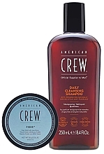 Набор - American Crew Daily Cleansing Set (h/paste/85g + h/shampoo/250ml) — фото N2
