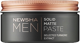 Парфумерія, косметика Матова паста для укладання волосся - Newsha Men Solid Matte Paste