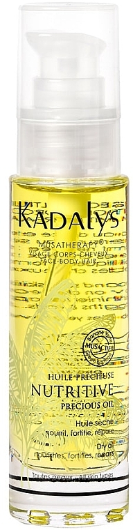 Питательное масло для лица, тела и волос - Kadalys Huile Précieuse Nutritive Precious Green Banana Oil — фото N2