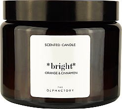 Парфумерія, косметика Ароматична свічка в банці - Ambientair The Olphactory Bright Orange & Cinnamon Scented Candle