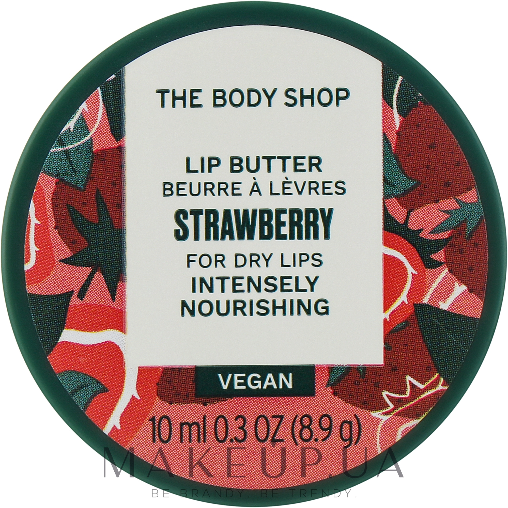 Масло для губ "Полуниця" - The Body Shop Strawberry Lip Butter For Dry Lips Intensely Nourishing — фото 10ml