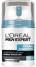 Парфумерія, косметика Зволожуючий крем для обличчя - L'Oreal Paris Men Expert Hydra Sensitive 25+