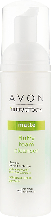 Освежающая пенка для умывания - Avon Nutra Effects Matte Fluffy Foam Cleanser