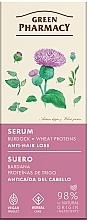 Сыворотка против выпадения волос "Репейники и протеины пшеницы" - Green Pharmacy Serum Anti-Hair Loss  — фото N1