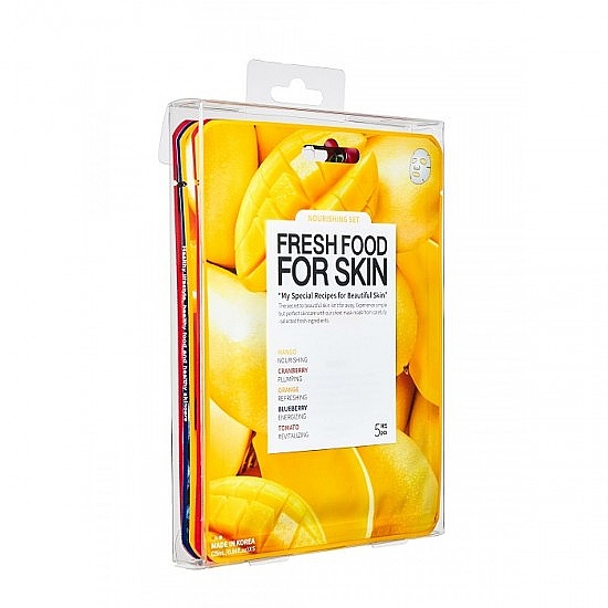 Набор - Superfood For Skin Facial Sheet Mask Nourishing Set (f/mask/5x25ml) — фото N1
