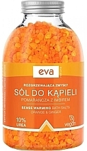 Парфумерія, косметика Сіль для ванн "Апельсин та імбир" із сечовиною 10% - Eva Natura Bath Salt 10% Urea