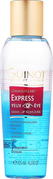Двофазний засіб для демакіяжу очей - Guinot Demaquillant Express Yeux — фото N1