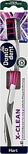 Парфумерія, косметика Зубна щітка X-Clean Hart, жорстка, рожева - Dontodent