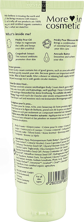 Увлажняющий крем для тела - Hej Organic The Moisturizer Body Cream Cactus — фото N2