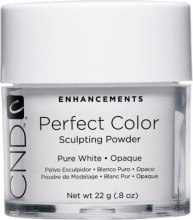 Духи, Парфюмерия, косметика Акриловая пудра ярко-белая - CND Perfect Color Sculpting Powder Pure White Opaque