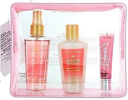 Парфумерія, косметика Victoria's Secret Passion Struck - Набір (b/mist/60ml + b/lot/60ml + l/gloss/13g)