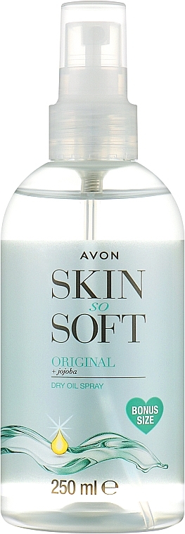 Лосьон-спрей для тела "Увлажнение и питание с маслом жожоба" - Avon Skin So Soft — фото N1