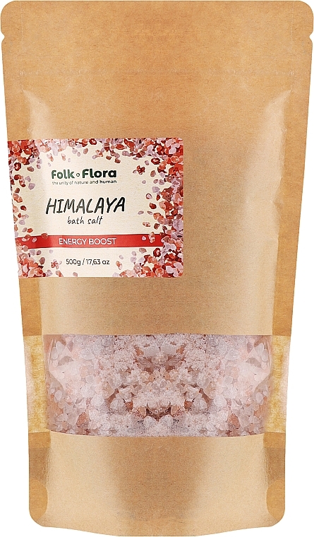 Сіль для ванни "Гімалаї" - Folk&Flora Himalaya Bath Salt — фото N1