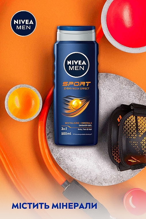 Гель для душу  - Nivea Men Sport Shower Gel — фото N5