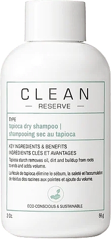 Сухий шампунь для волосся "Тапіока" - Clean Reserve Tapioca Dry Shampoo — фото N1