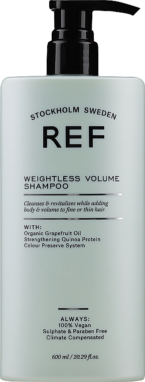 Шампунь для объема волос, pH 5,5 - REF Weightless Volume Shampoo — фото N4