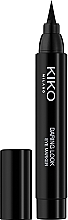 Духи, Парфюмерия, косметика Подводка-маркер для глаз - Kiko Milano Deep Black Eye Marker (тестер)