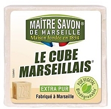 Парфумерія, косметика Мило - Maitre Savon De Marseille Le Cube Marseillais Extra Pur Soap Bar