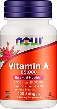 Духи, Парфюмерия, косметика Пищевая добавка "Витамин А" - Now Foods Vitamin A 25000 IU Essential Nutrition