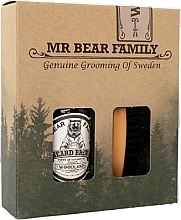 Парфумерія, косметика Набір - Mr Bear Family Beard Woodland Kit (fluid/60ml+brush/1pcs)