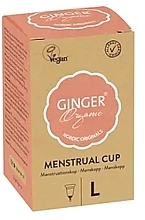 Парфумерія, косметика Менструальна чаша, розмір L - Ginger Organic Menstrual Cup