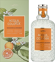 Maurer & Wirtz 4711 Acqua Colonia Mandarine & Cardamom - Одеколон — фото N2