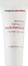 Духи, Парфюмерия, косметика Успокаивающая SOS-маска для лица - Inspira:cosmetics Inspira:absolue Immediate Calming SOS Mask (мини)