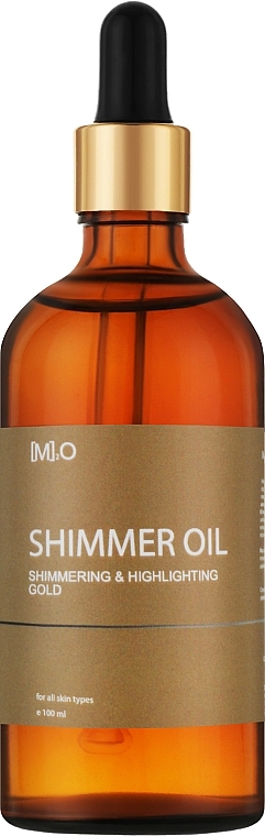 Олія-шимер для зволоження та сяйва шкіри - М2О Shimmer Oil — фото N1
