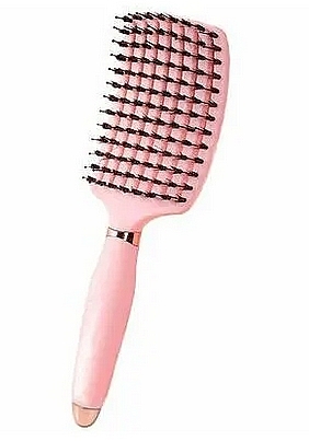 Щітка-гребінець для волосся, рожева - Beautifly — фото N1