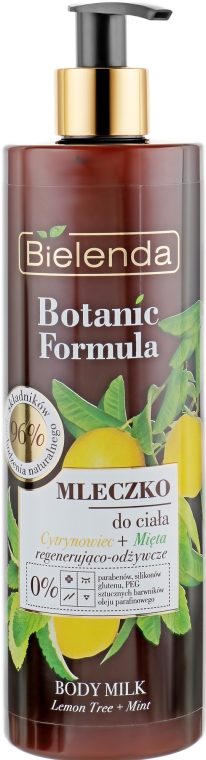 Молочко для тіла "Лимон і м'ята" - Bielenda Botanic Formula Body Milk Lemon Tree+Mint — фото N1