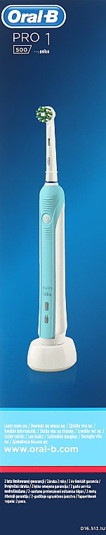 Електрична зубна щітка - Oral-B Pro 500 — фото N2