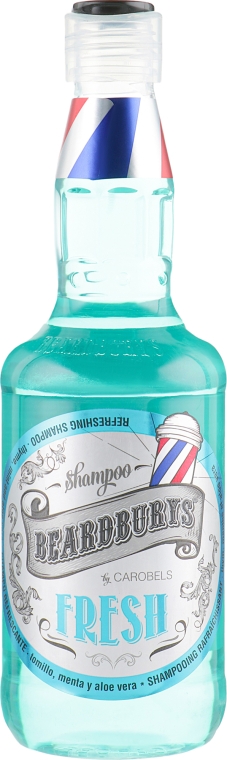 Шампунь освежающий с экстрактом ментола - Beardburys Fresh Shampoo — фото N3