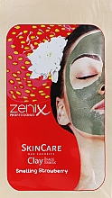 Духи, Парфюмерия, косметика Глиняная маска для лица "Клубника" - Zenix Clay Face Mask