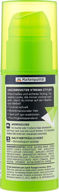 Гель для укладки волос - Balea Styling Gel Xtreme Styler №7 — фото N2