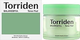 Тонер-пады для чувствительной и комбинированной кожи лица - Torriden Balanceful Toner Pad — фото N2