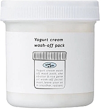 Парфумерія, косметика Змивна маска для обличчя - What A Skin Yogurt Cream Wash-Off Pack