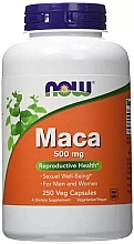 Духи, Парфюмерия, косметика Пищевая добавка "Мака", 500 мг - Now Foods Raw Maca Veg Capsules