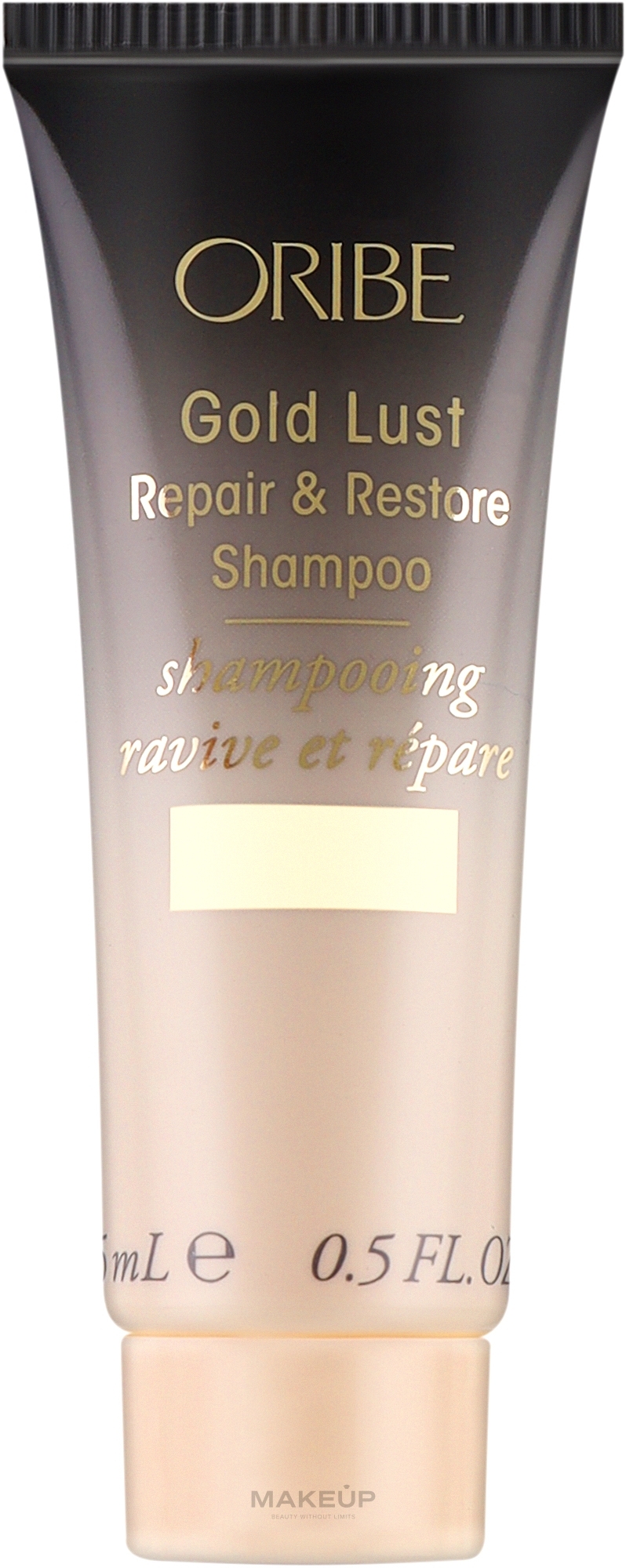 Восстанавливающий шампунь "Роскошь золота" - Oribe Gold Lust Repair And Restore Shampoo (пробник) — фото 15ml