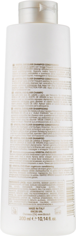 Шампунь-эликсир для волос - Bbcos Kristal Evo Elixir Shampoo Conditioning — фото N2