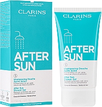 Очищувальний гель для душу 2в1 - Clarins After Sun Shower Gel Tube — фото N2