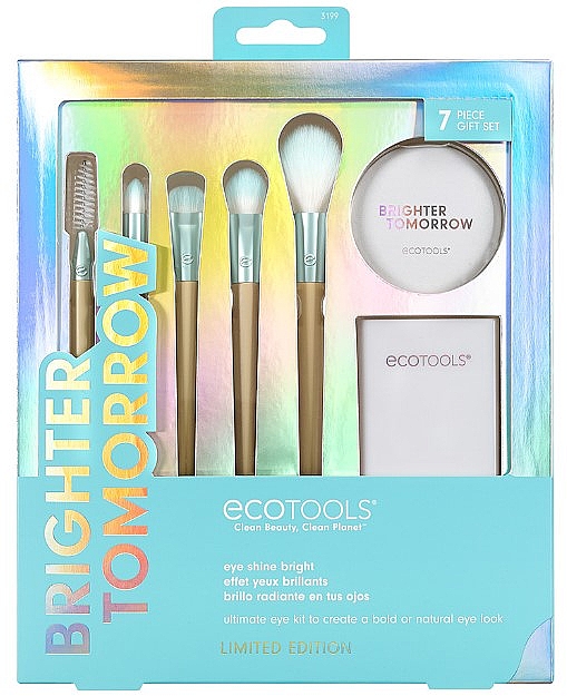 EcoTools Eye Shine Bright Kit - Набір для макіяжу очей, 7 продуктів