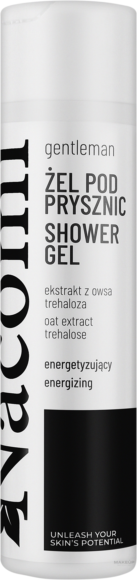 Бодрящий гель для душа для мужчин - Nacomi Gentelman Energizing Shower Gel For Men — фото 250ml