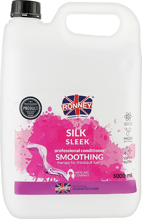 Кондиціонер з протеїнами шовку - Ronney Professional Silk Sleek Smoothing Conditioner — фото N3